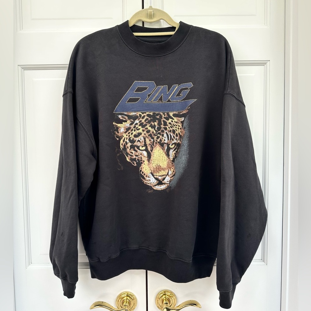 Anine Bing Tiger Oversized Sweatshirt